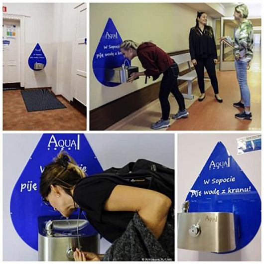 W Sopocie piję wodę z kranu! - montaż źródełek wody pitnej w szkołach 